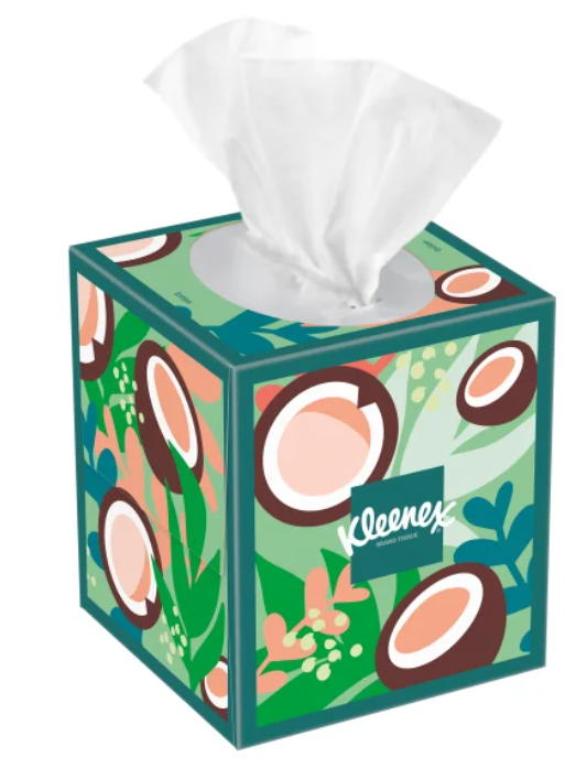 Kleenex Soothing Lotion Tissue, 3-Ply, 85-count, 12-pack