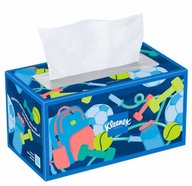 Kleenex Trusted Care Facial Tissue, 2-Ply, 230-count, 10-pack