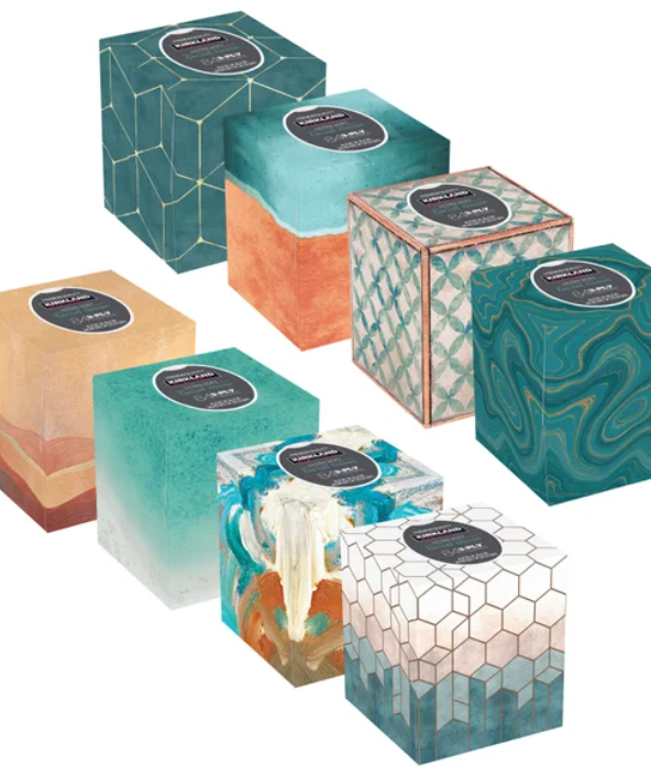 Kirkland Signature Facial Tissue, 3-Ply, 84-count, 12-pack