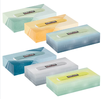 Kirkland Signature Facial Tissue, 2-Ply, 110-count, 30-pack