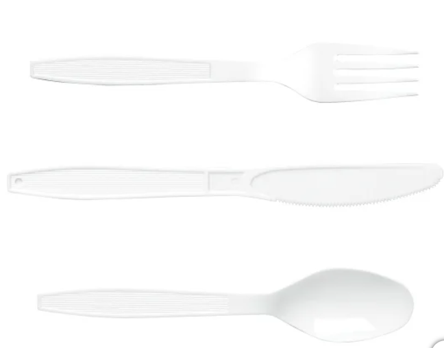 Solo Heavyweight Plastic Knife, White, 500-count