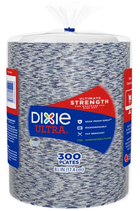 Dixie Ultra 6-7/8" Paper Plate, 300-count
