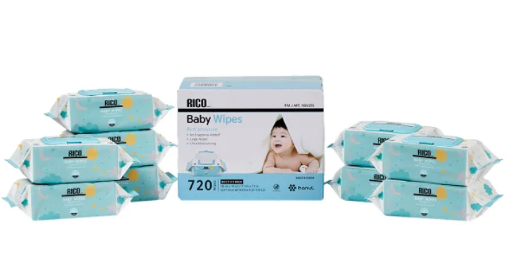 RICO Baby Wipes, 720-count