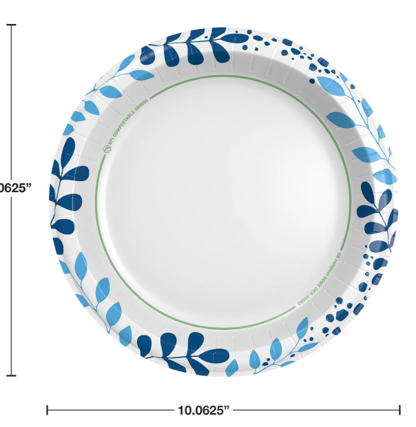 Member's Mark Ultra Dinner Paper Plates, 10", 204 ct.