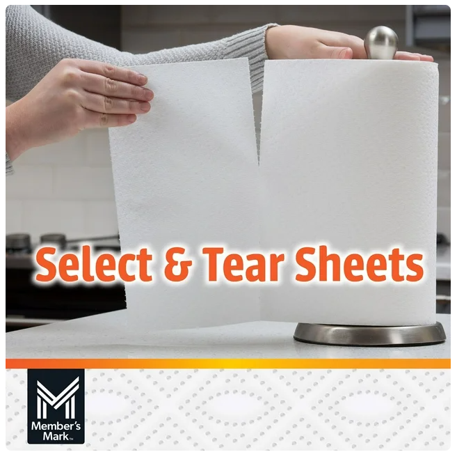 Member's Mark Select & Tear 2-Ply Paper Towel 15 rolls, 150 sheets/roll