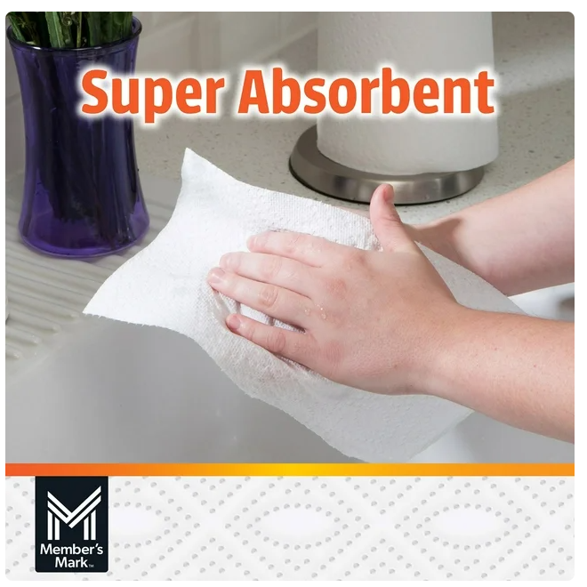 Member's Mark Select & Tear 2-Ply Paper Towel 15 rolls, 150 sheets/roll
