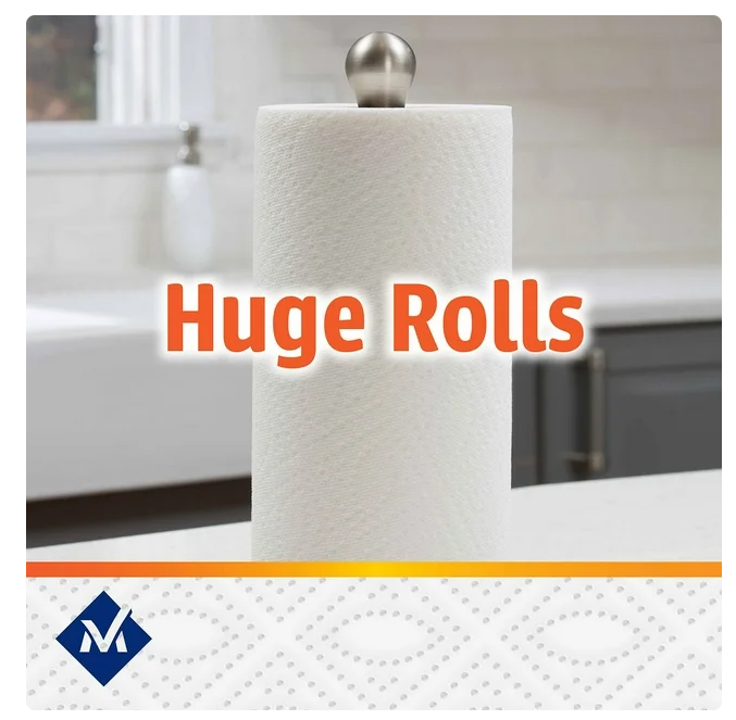 Member's Mark Full Sheet 2-Ply Paper Towel 15 rolls, 101 sheets/roll