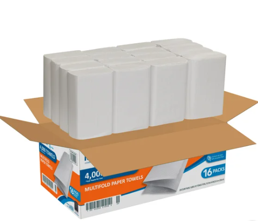 Marathon Paper Towels, Multifold, 1-Ply, 250 Sheets, 16-count