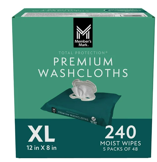 Member's Mark Adult Washcloths, 240 ct.