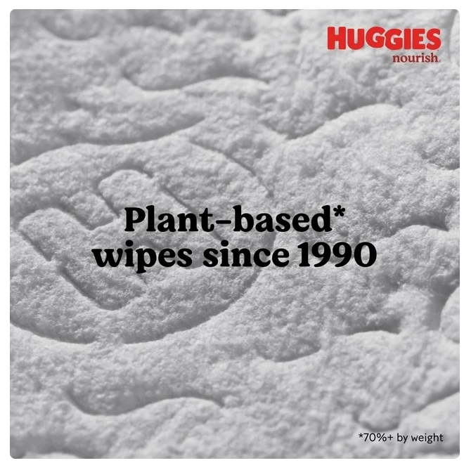 Huggies Nourish Baby Wipes, Cocoa & Shea Butter, 10 pk., 640 Wipes