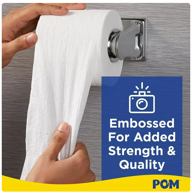 POM 2-Ply Toilet Paper 45 rolls, 473 sheets/roll