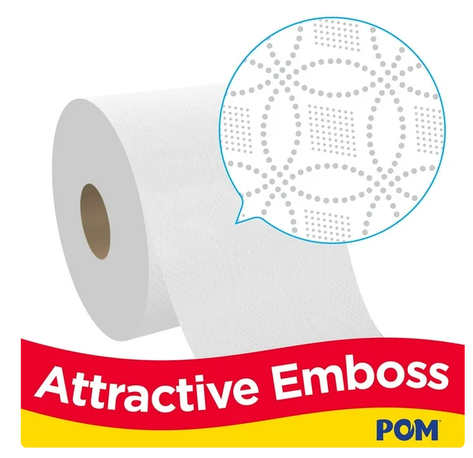 POM 2-Ply Toilet Paper 45 rolls, 473 sheets/roll