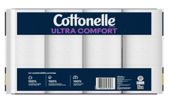 Cottonelle Ultra Comfort Bath Tissue, 2-ply, 269 Sheets, 36 Rolls