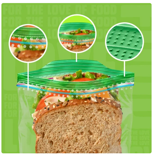 Ziploc Grip 'n Seal Top Snack Bags, 300 ct.