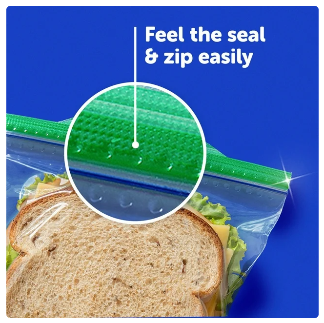 Ziploc Easy Open Bags Variety Pack with New Stay Open Design, 347 ct.