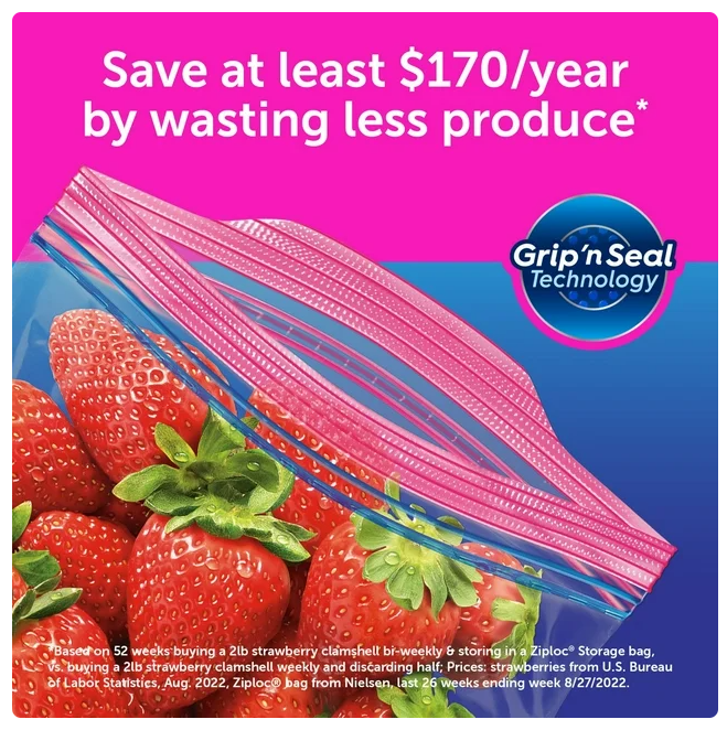 Ziploc Gallon Storage Bags, 208 ct.