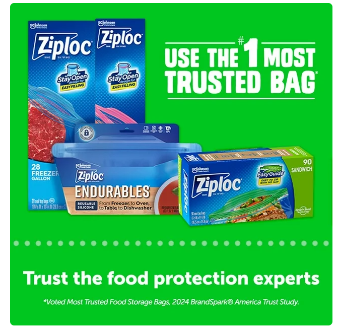 Ziploc Easy Open Tab Sandwich Bags, 580 ct.