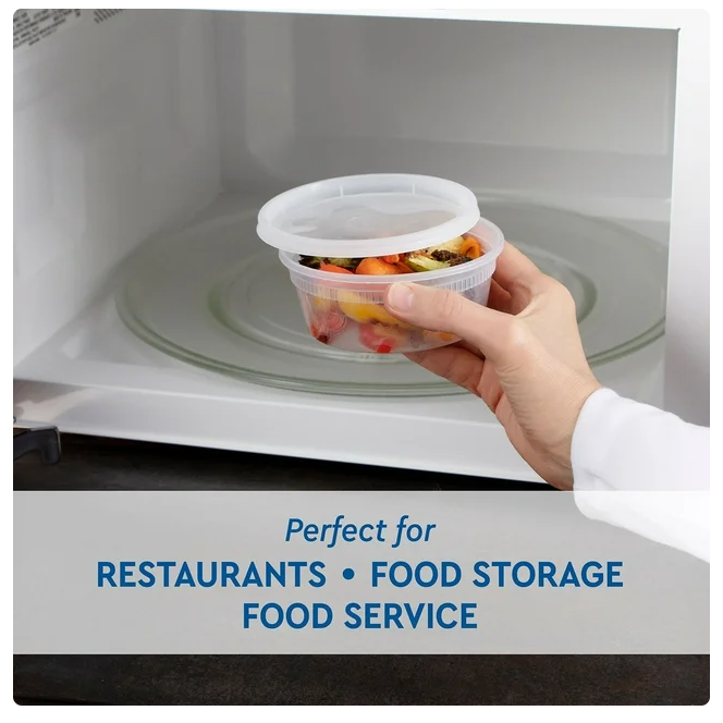 Member's Mark Plastic Deli Containers with Lids 8 oz., 240 ct.