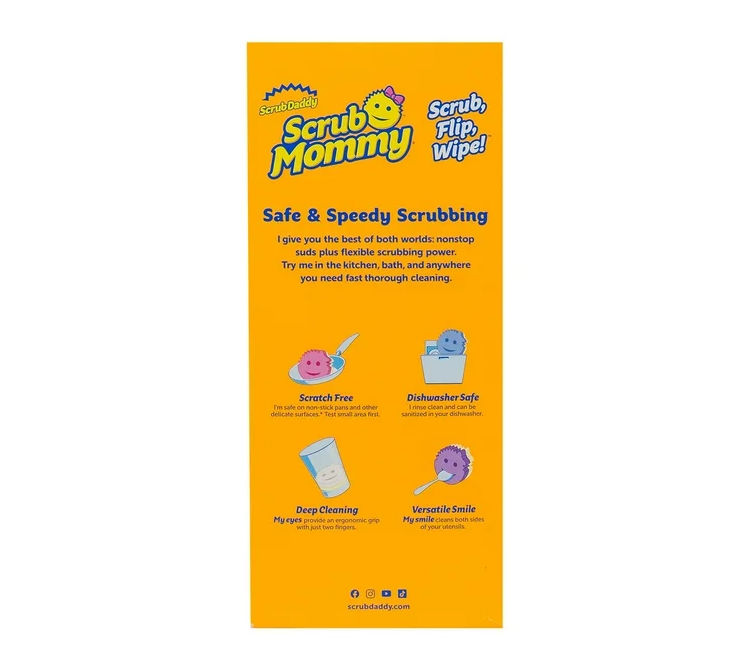 Scrub Mommy Sponges, Multiple Colors, 6 ct.