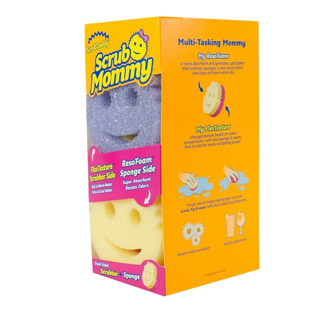Scrub Mommy Sponges, Multiple Colors, 6 ct.