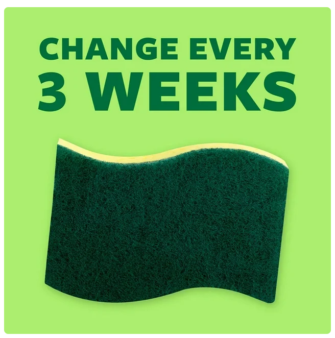 Scotch-Brite Heavy Duty Scrub Sponges, Individually Wrapped 24 ct.
