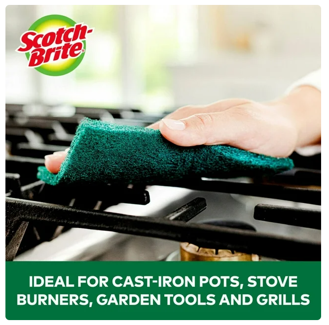 Scotch-Brite Heavy Duty Industrial Sized Scour Pads 20ct.