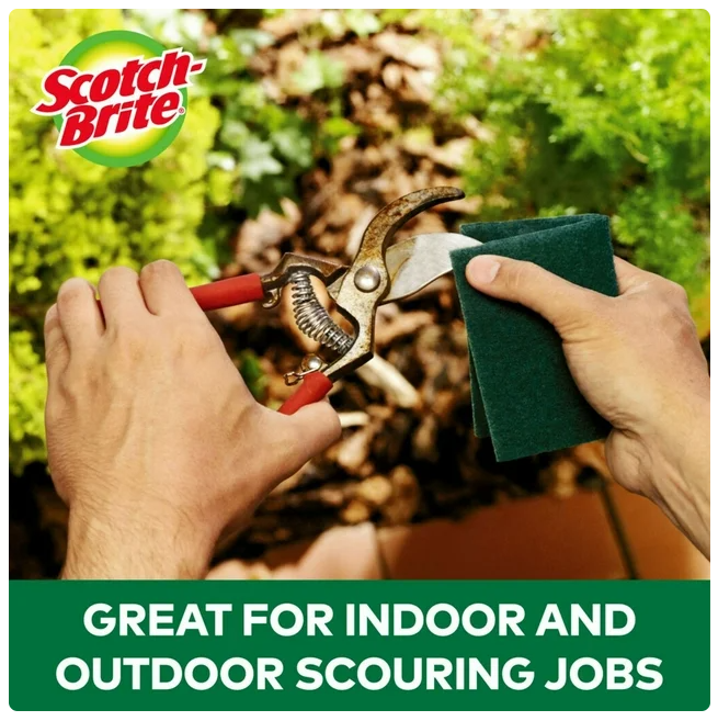 Scotch-Brite Heavy Duty Industrial Sized Scour Pads 20ct.