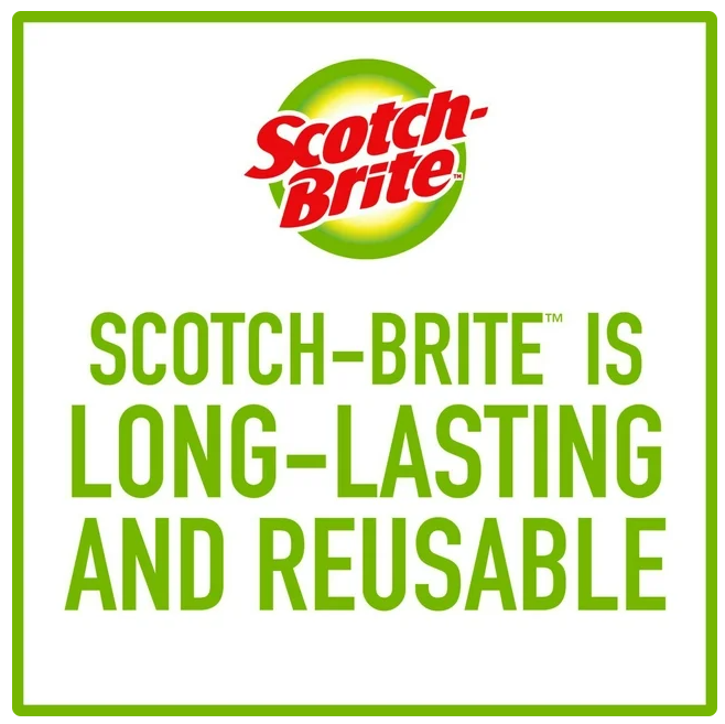 Scotch-Brite Heavy Duty Industrial Sized Scour Pads 20ct.