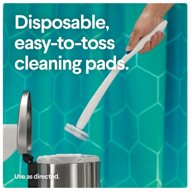 Clorox ToiletWand Toilet Cleaning Kit, Rainforest Rush, 1 ToiletWand Handle + 36 Refills