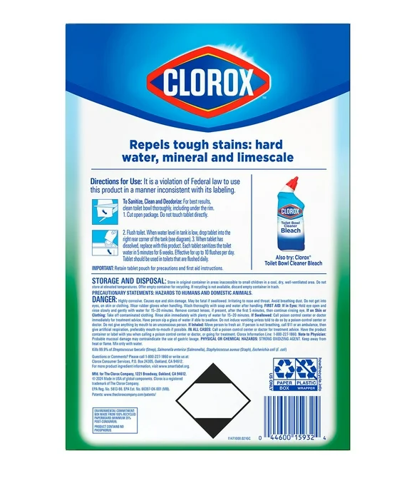 Clorox Ultra Clean Tablets Toilet Bowl Cleaner, 6 ct., 3.5 oz.