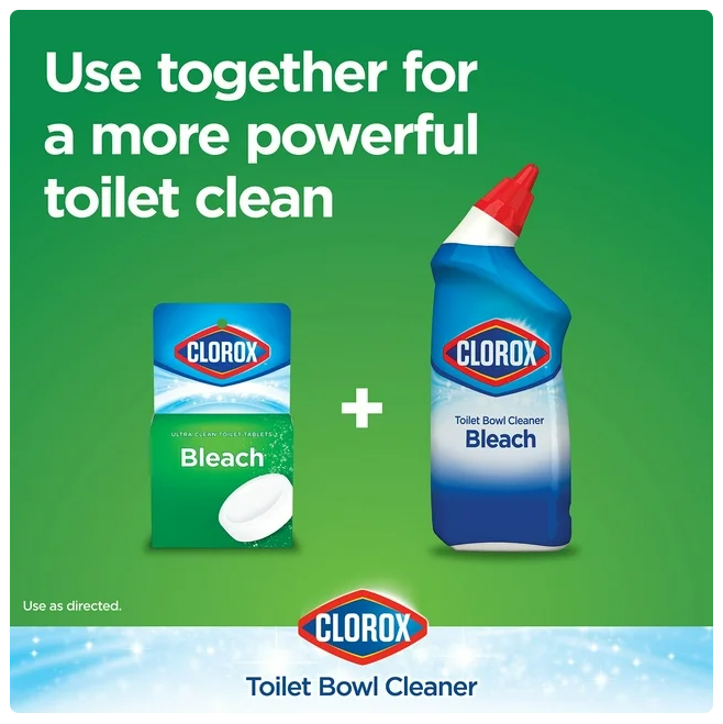 Clorox Ultra Clean Tablets Toilet Bowl Cleaner, 6 ct., 3.5 oz.