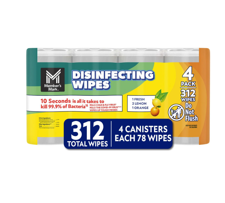 Member's Mark Disinfecting Wipes, Variety Pack, 4 pk., 312 ct.