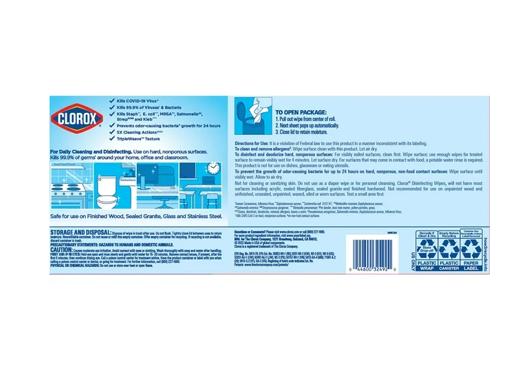 Clorox Disinfecting Cleaning Wipes, Variety Pack, 5 ct., 425 wipes
