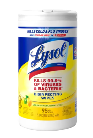 Lysol Disinfecting Wipes, Variety Pack, 95-count, 4-pack