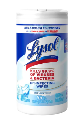 Lysol Disinfecting Wipes, Variety Pack, 95-count, 4-pack