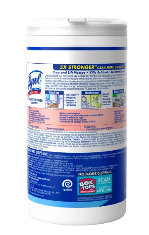 Lysol Disinfecting Wipes, Variety Pack, 95-count, 4-pack