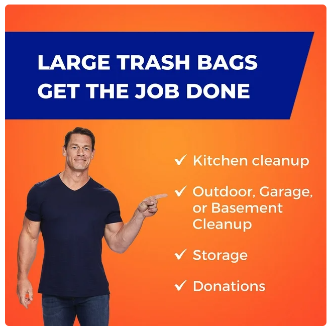Hefty Ultra Strong Drawstring Trash Bags, Unscented 33 gal., 90 ct.