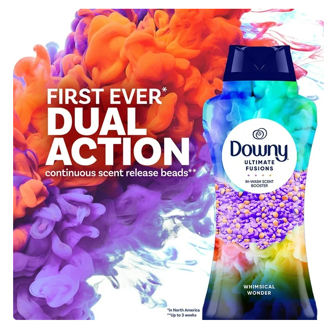 Downy Ultimate Fusions In-Wash Scent Booster Beads, Whimsical Wonder, 24.5 oz.