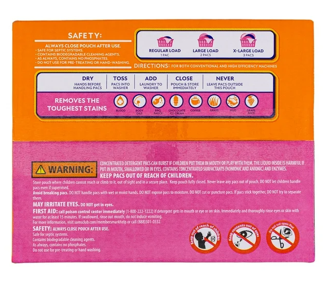 Member's Mark Laundry Detergent Power Pacs, Blooming Breeze, 130 ct.