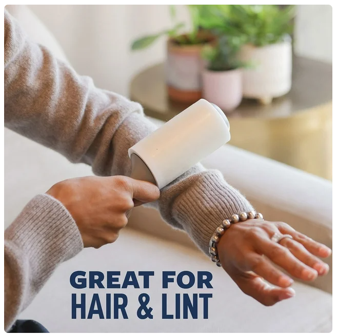 Scotch-Brite Lint Roller Club Pack, 4 Rollers/Pack, 85 Sheets/Roller