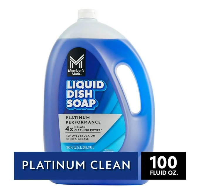 Member's Mark Platinum Performance Liquid Dish Soap, Fresh Clean, 100 fl. oz.