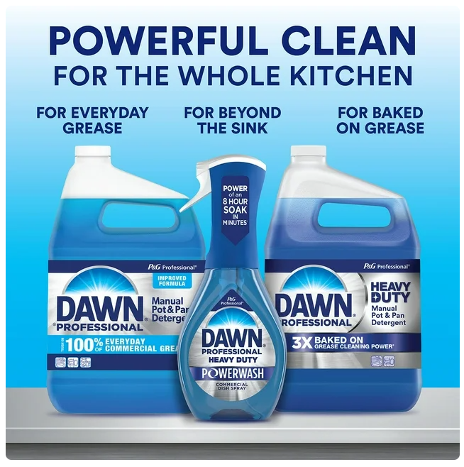 Dawn Professional Manual Pot & Pan Dish Soap, 1 gal., Choose Scent