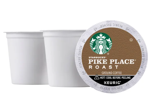 Starbucks Pike Place Medium Roast K-Cup, 72-count