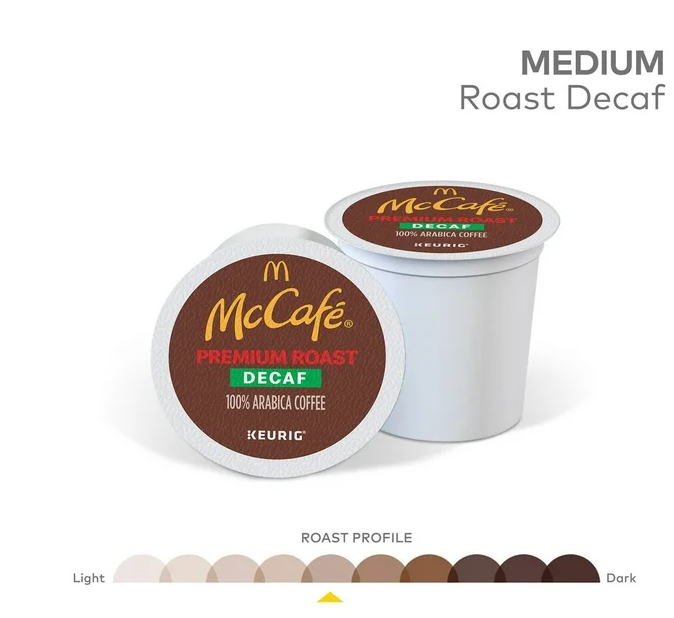McCafe Decaf Premium Medium Roast K-Cup Coffee Pods, 94 ct.