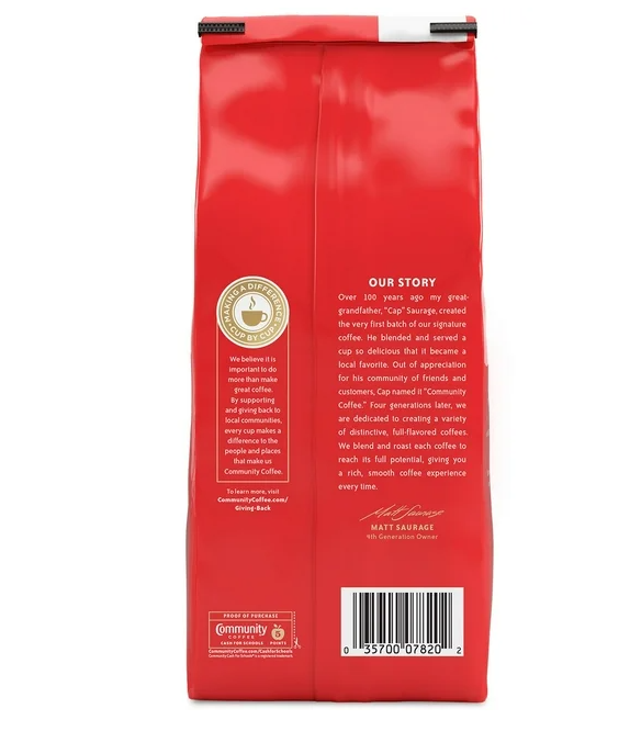 Community Coffee Breakfast Blend Ground Coffee, 40 oz.
