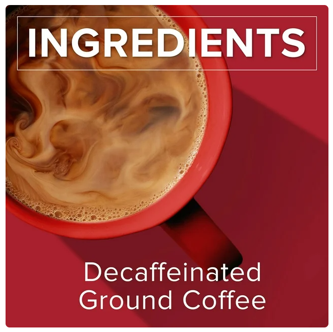Folgers Decaffeinated Classic Roast Ground Coffee, 28.8 oz.