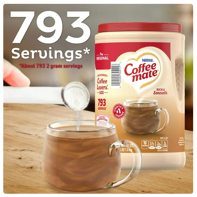 Nestle Coffee mate Original Powdered Coffee Creamer, 56 oz.