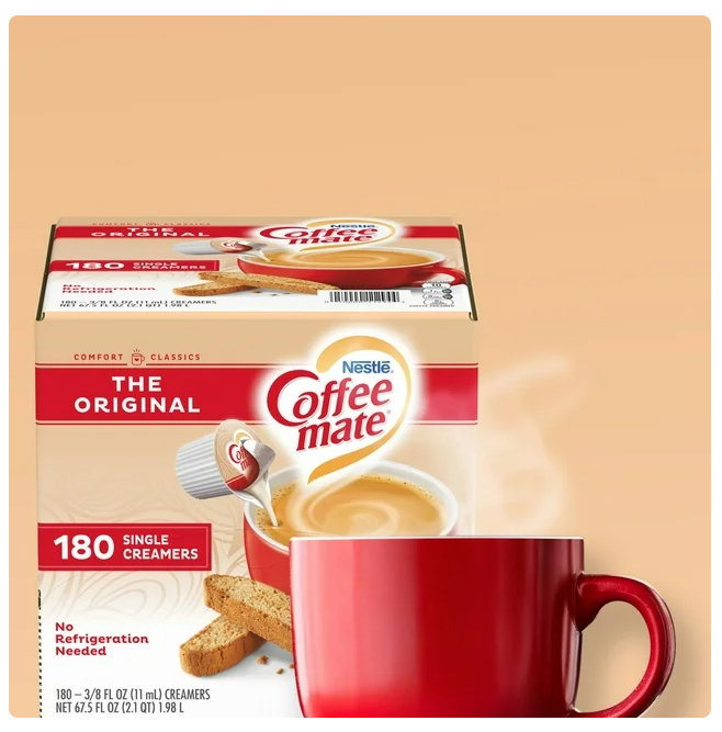 Nestle Coffee-mate Coffee Creamer Singles, Original 180 ct.