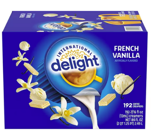 International Delight Liquid Creamer, French Vanilla, 192-count