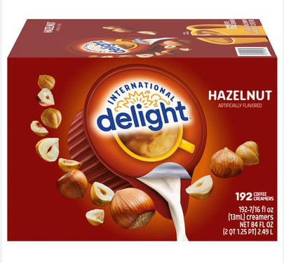 International Delight Liquid Creamer, Hazelnut, 192-count